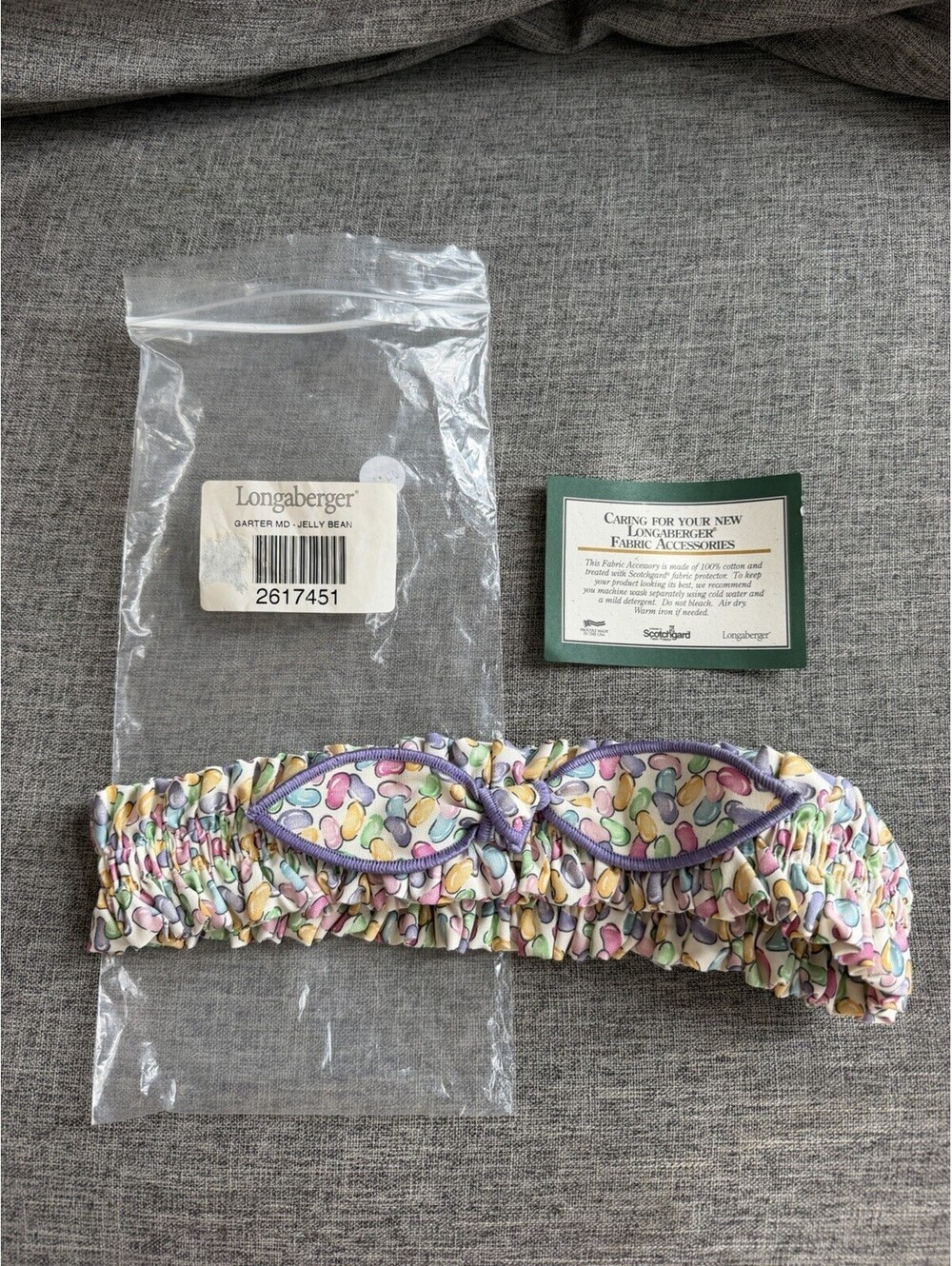 Longaberger Easter Basket Medium Garter In Jelly Bean